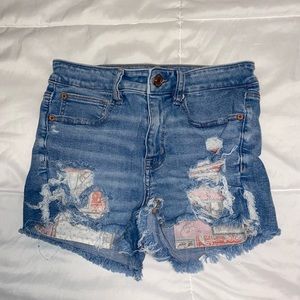 American Eagle Next Level Stretch High Waisted shorts size 6